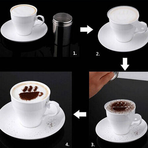 Cake Duster Templates Coffee  Accessories