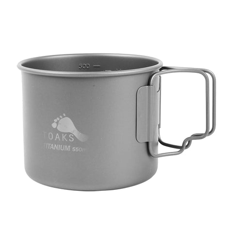 Titanium Coffee Mug Folding Handle